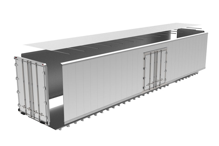 Heavy-duty Aluminum Box Trailer