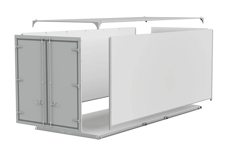 Portable Storage Containers - Fiberglass Sandwich Panels